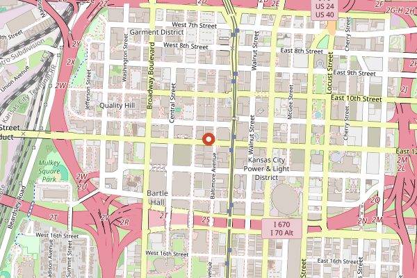Map showing P.S. Kansas City in Kansas City