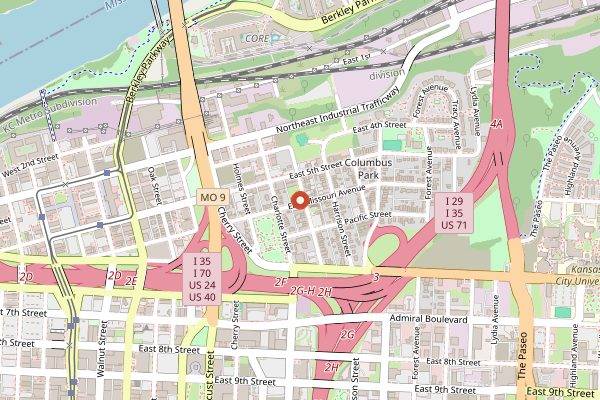 Map showing Vietnam Cafe Pho in Kansas City