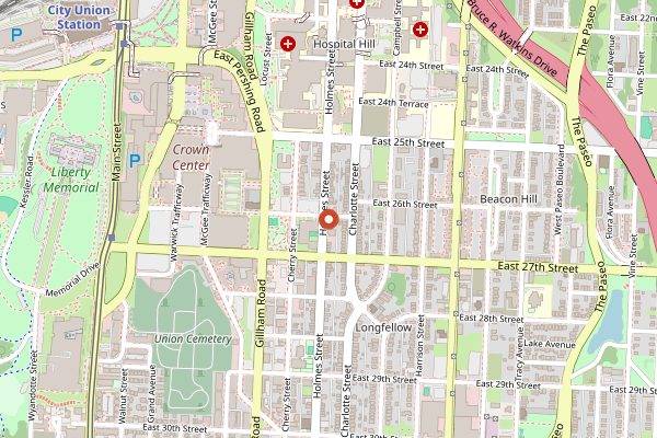 Map showing Succotash in Kansas City
