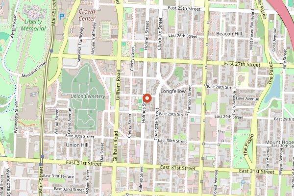 Map showing You Say Tomato in Kansas City