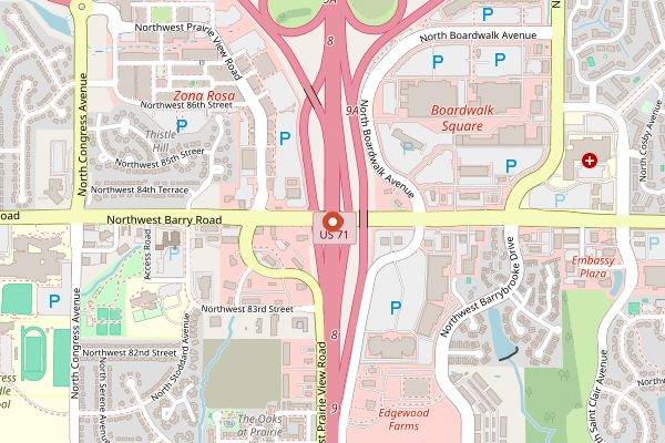 Map showing KCBS Certified BBQ Judge Class in Kansas City