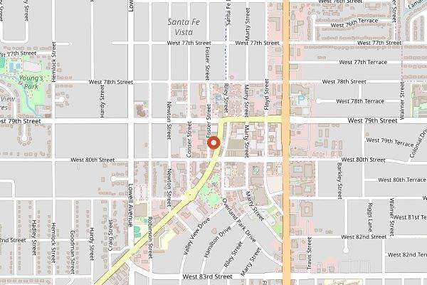 Map showing Kings of the Grill BBQ Series in Kansas City