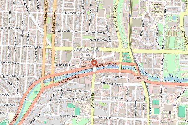 Map showing The Capital Grille in Kansas City