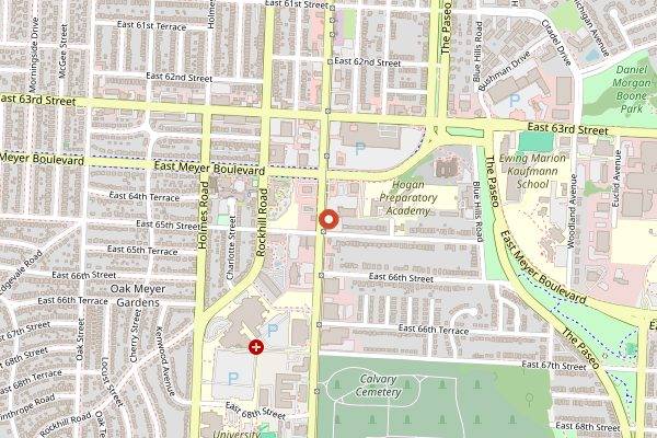 Map showing Niecie's Restaurant in Kansas City