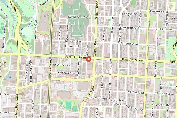 Map showing Tower Tavern in Kansas City