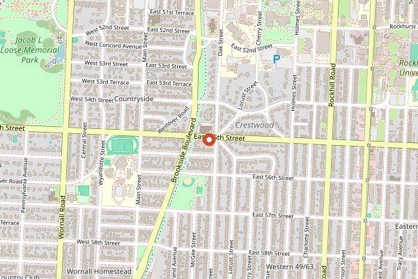 Map showing Underdog Wine Co. in Kansas City