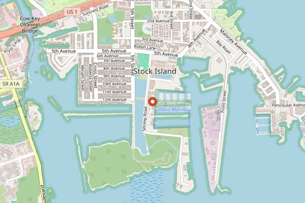 Map showing Matt's Stock Island Kitchen & Bar in Key West