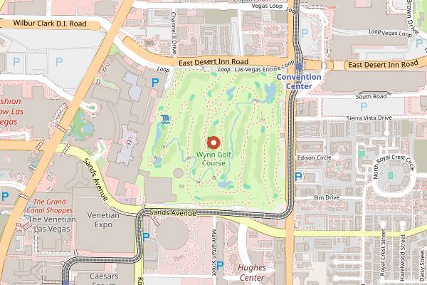 Map showing Bar Parasol at Wynn in Las Vegas