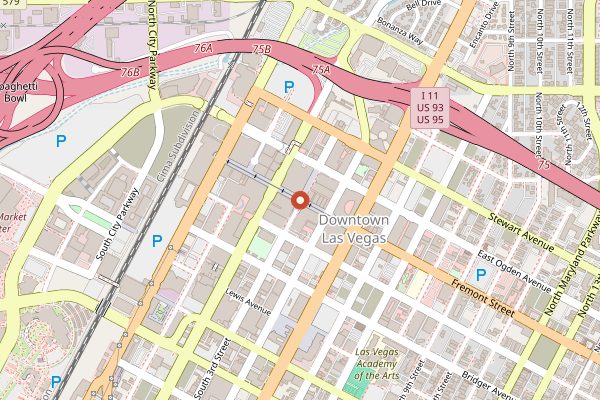 Map showing The Laundry Room in Las Vegas