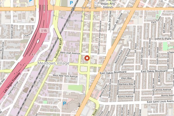 Map showing Able Baker Brewing in Las Vegas