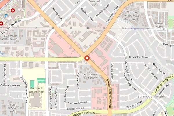Map showing Roberto's Taco Shop (Henderson Eastern) in Las Vegas