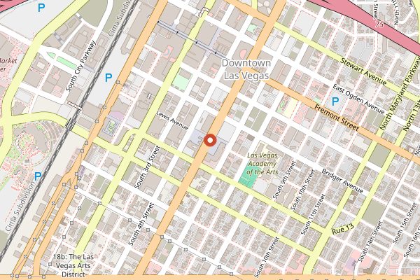 Map showing Tacos El Gordo (Strip) in Las Vegas