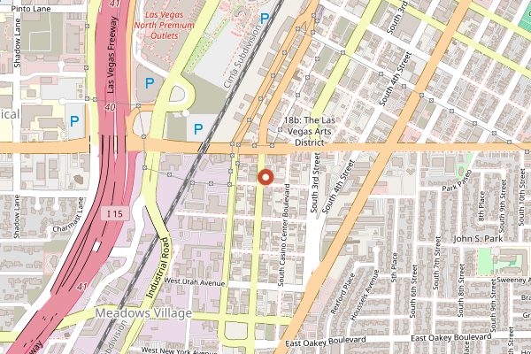 Map showing Esther's Kitchen in Las Vegas