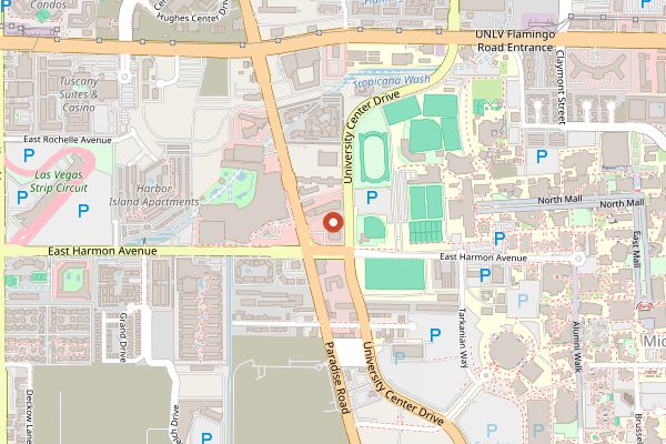 Map showing Ferraro's Italian Restaurant and Wine Bar in Las Vegas