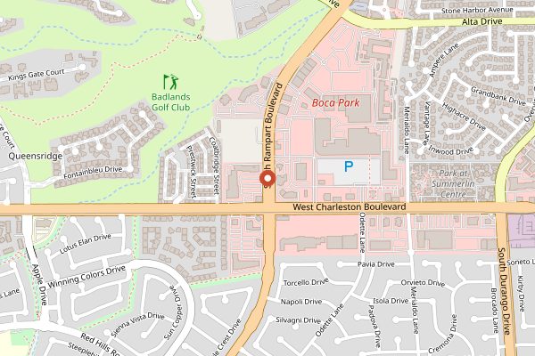 Map showing Honey Salt in Las Vegas