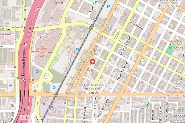 Map showing Letty's de Leticia's Cocina in Las Vegas