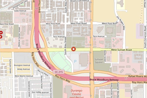 Map showing Mothership Coffee Roasters in Las Vegas