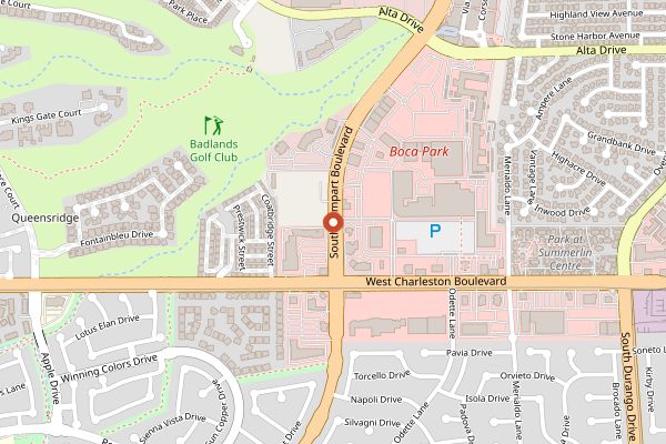 Map showing Williams-Sonoma Cooking Classes (Rampart Commons) in Las Vegas