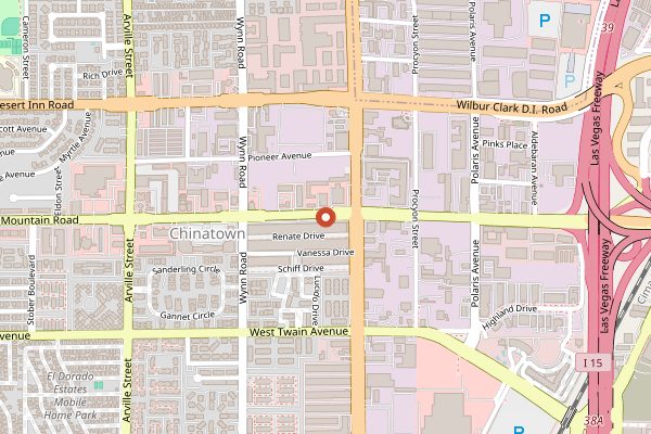 Map showing Lip Smacking Foodie Tours in Las Vegas