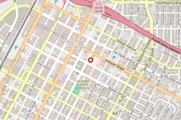 Map showing Lip Smacking Foodie Tours in Las Vegas