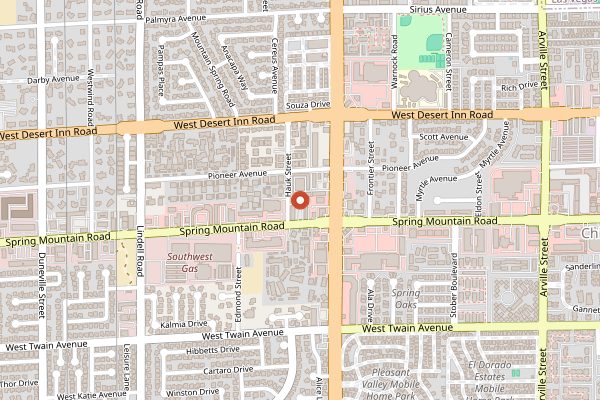 Map showing Monta Japanese Noodle House in Las Vegas