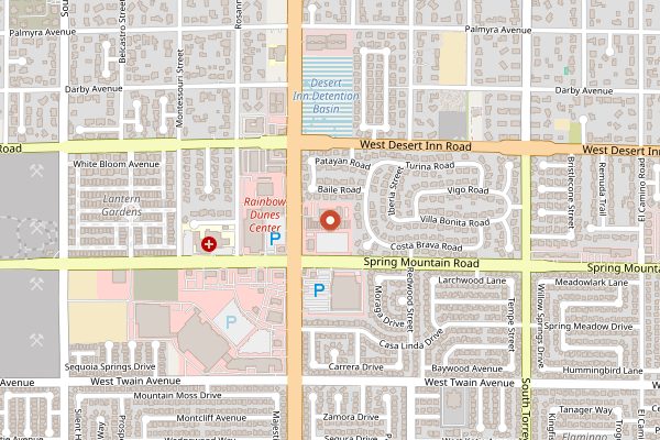 Map showing Greenland Supermarket (Korea Town) in Las Vegas