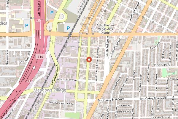 Map showing ECHO in Las Vegas