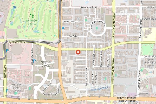 Map showing Flex Cocktail Lounge in Las Vegas