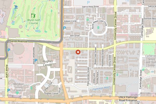 Map showing Fun Hog Ranch in Las Vegas