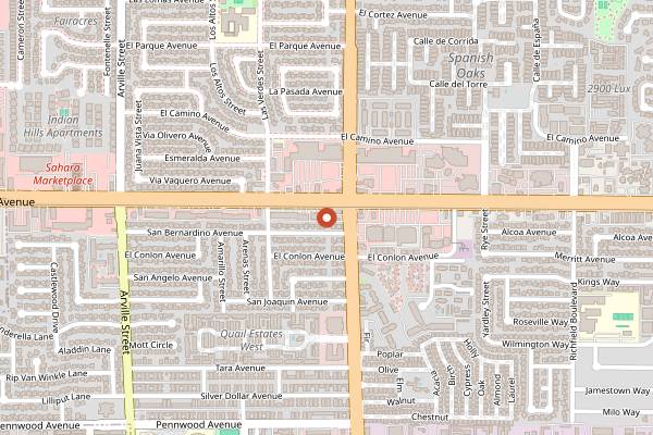 Map showing Herbs and Rye in Las Vegas