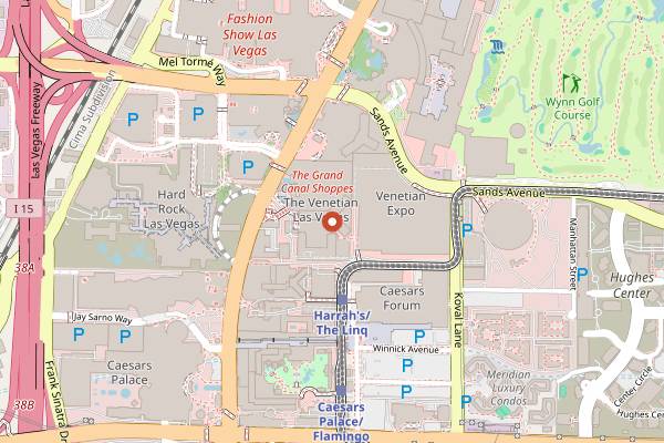 Map showing Nomikai in Las Vegas