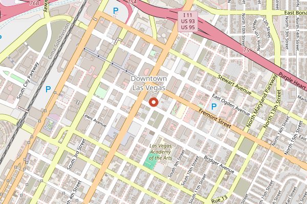 Map showing Carson Kitchen in Las Vegas