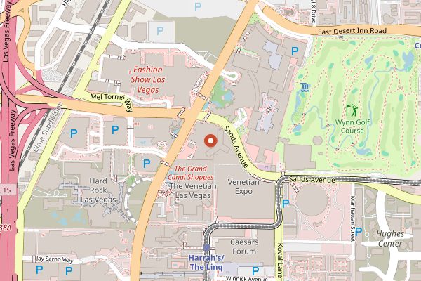 Map showing Mott 32 in Las Vegas