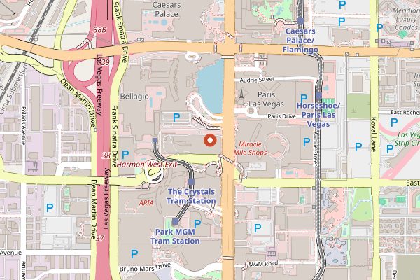 Map showing Eggslut in Las Vegas