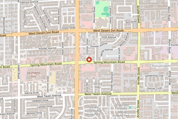 Map showing Hot N Juicy Crawfish in Las Vegas