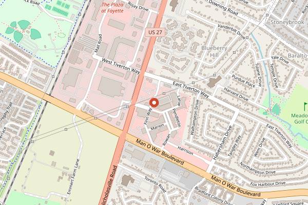 Map showing Cafe Patachou in Lexington