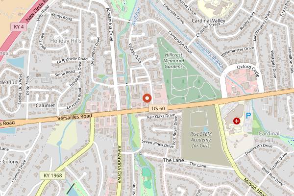 Map showing El Buen Taco in Lexington
