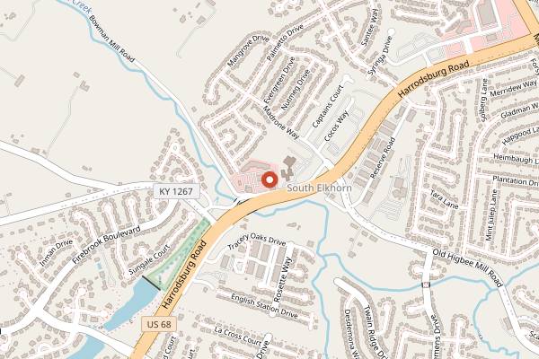 Map showing Floating Lotus Kitchen in Lexington