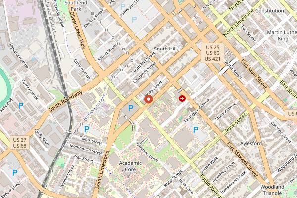 Map showing Han Woo Ri in Lexington