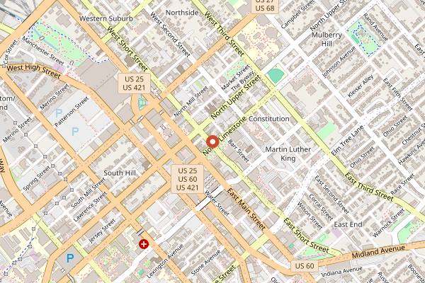 Map showing Corto Lima in Lexington