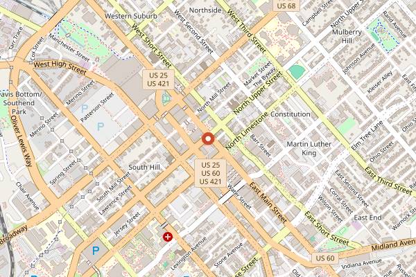 Map showing ItalX in Lexington
