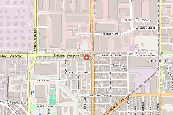 Map showing Monkish Brewing in Los Angeles