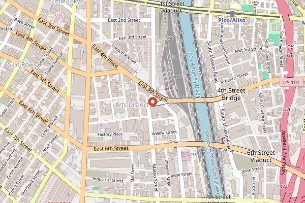 Map showing Bavel in Los Angeles