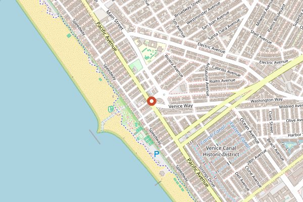 Map showing Great White in Los Angeles