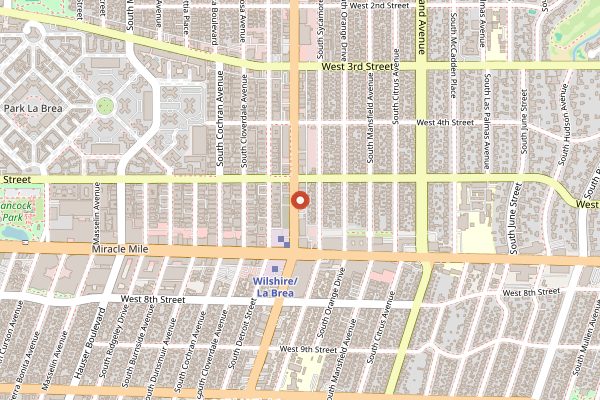 Map showing Republique in Los Angeles