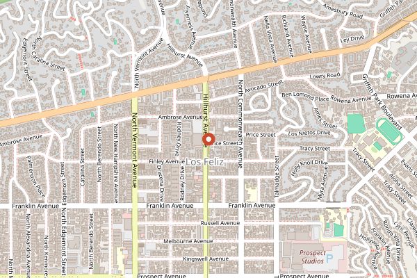 Map showing All Time in Los Angeles