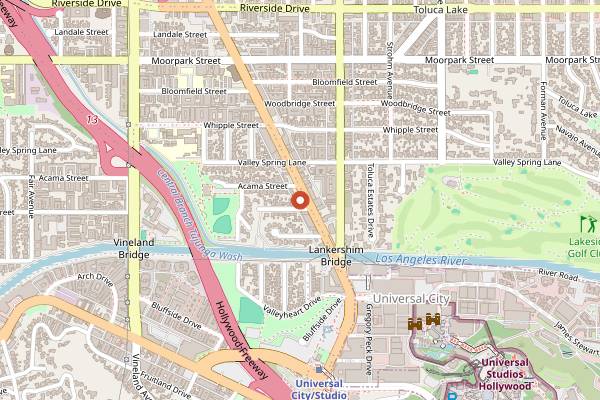 Map showing Gokoku Vegetarian Ramen Shop in Los Angeles