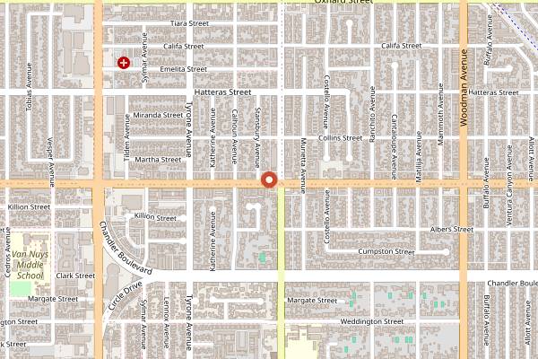 Map showing Nat's Early Bite in Los Angeles