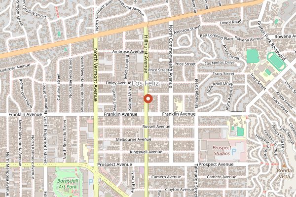 Map showing Maru Coffee in Los Angeles
