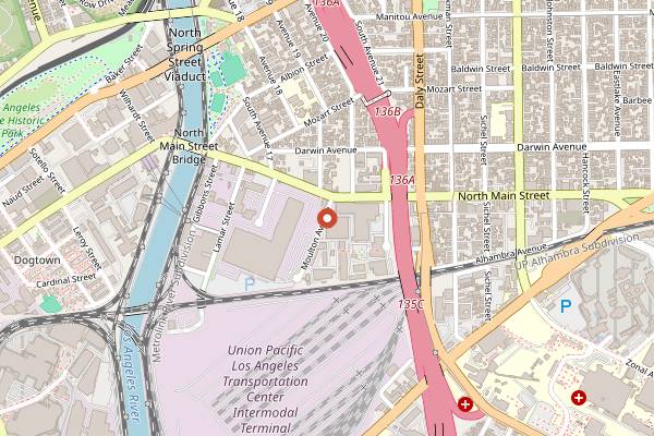Map showing Hipcooks East LA in Los Angeles